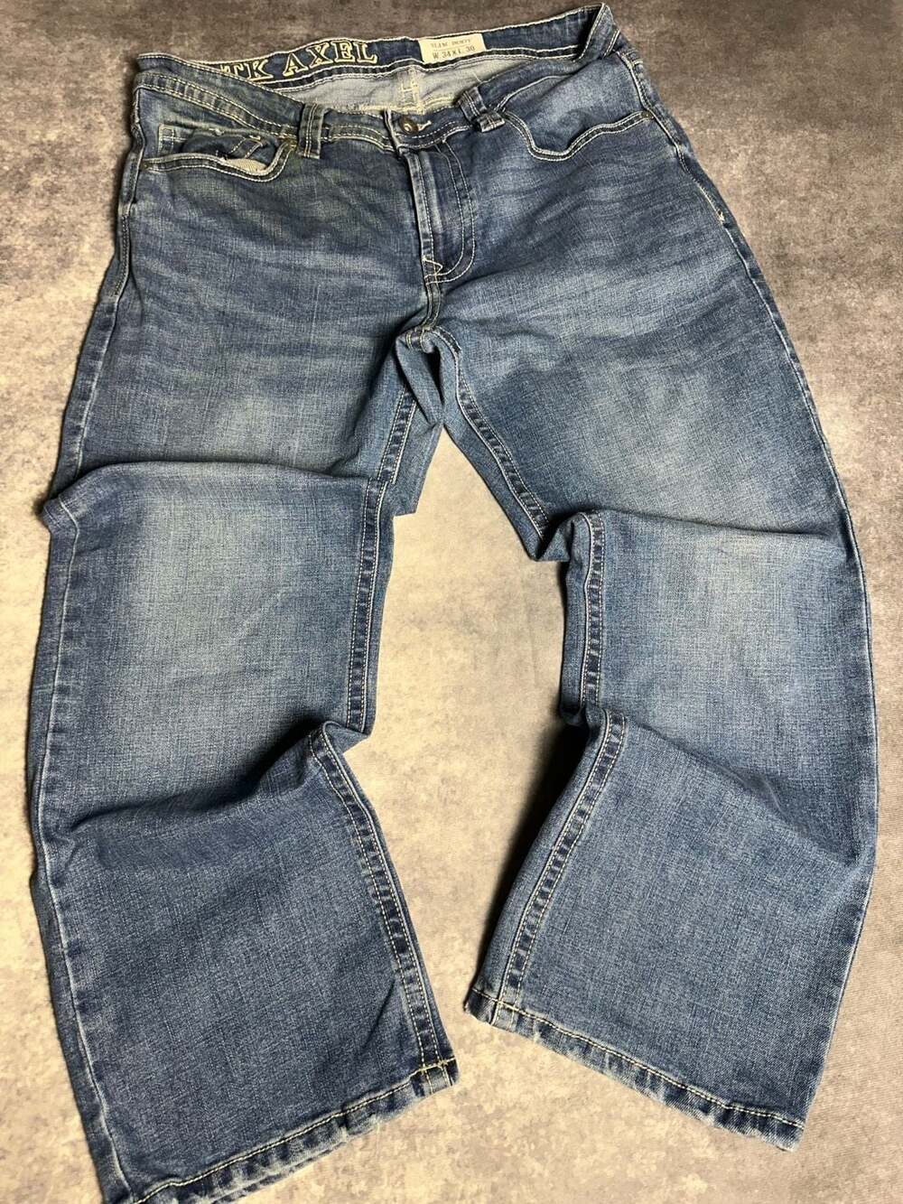 Axel Slim Bootcut Denim Jeans Size 34x30